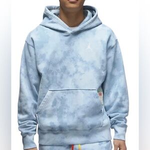 Professional Athletes Air Jordan x J Balvin Blue Tie-Dye Hoodie 
Blue- XL